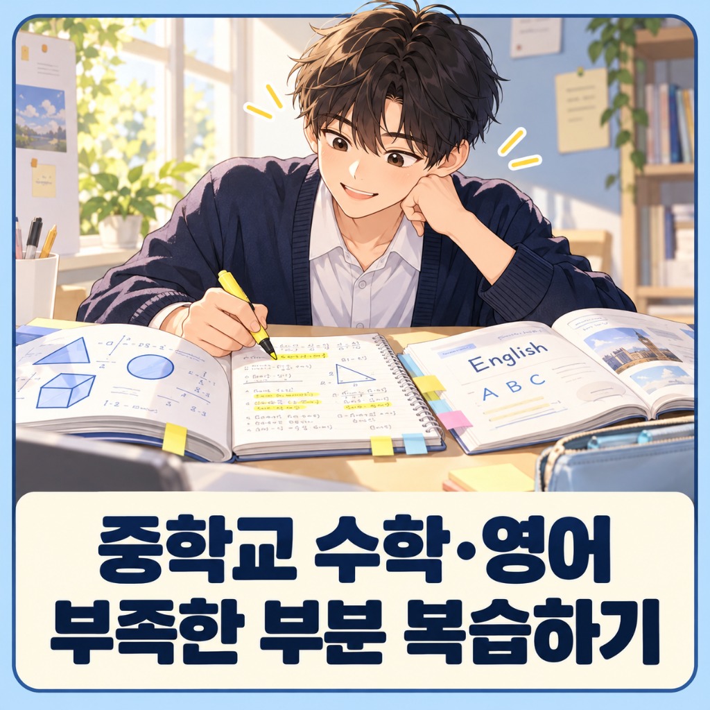 중학교 수학·영어에서 부족했던 부분 복습하기