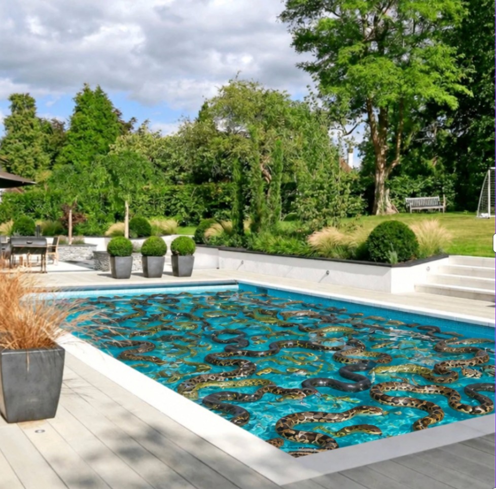 Pool of snakes