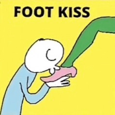 foot kiss
