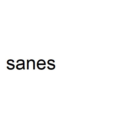 sanes