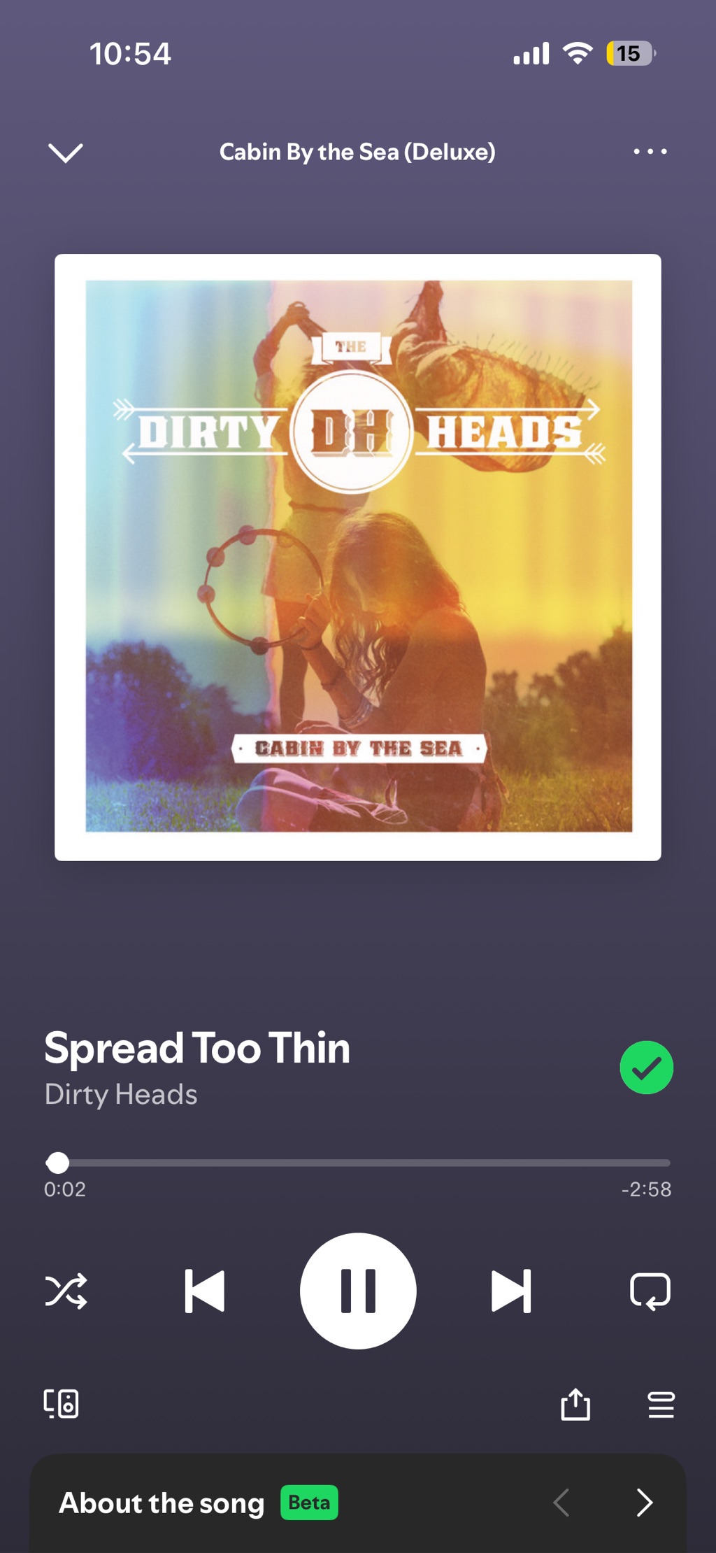 Spread to thin