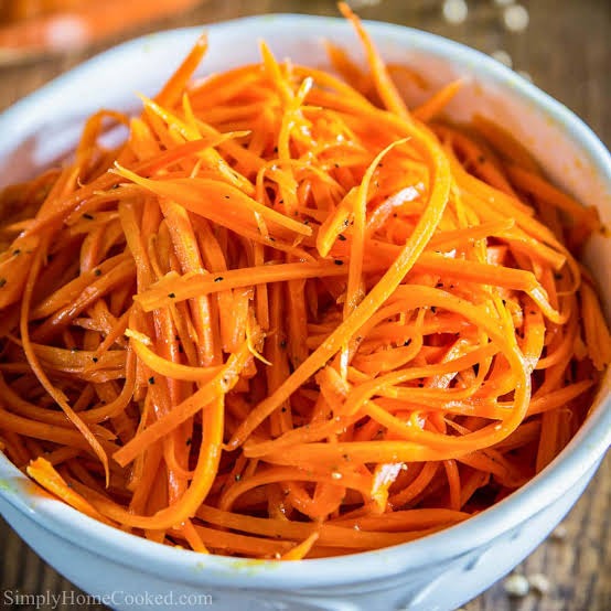 shredded carrot