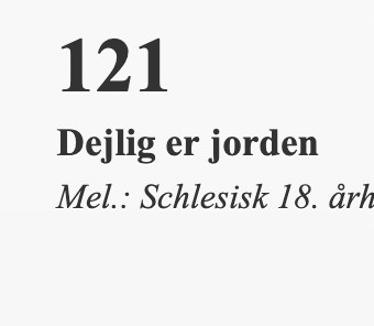 Dejlig er jorden