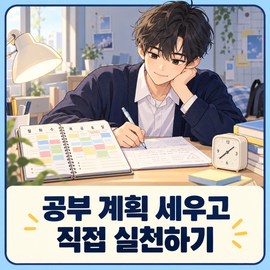 스스로 공부 계획을 세우고 실천해 보기
