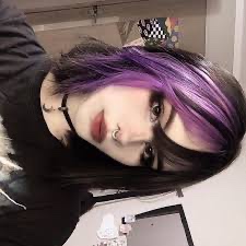 Luv purple and black combo