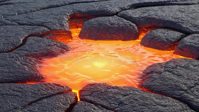 Lava pool