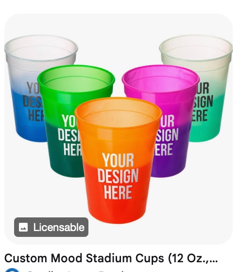 Customizable Cups