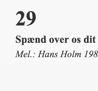 Spænd over os