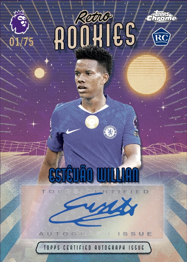 Retro rookies Estevao auto /75