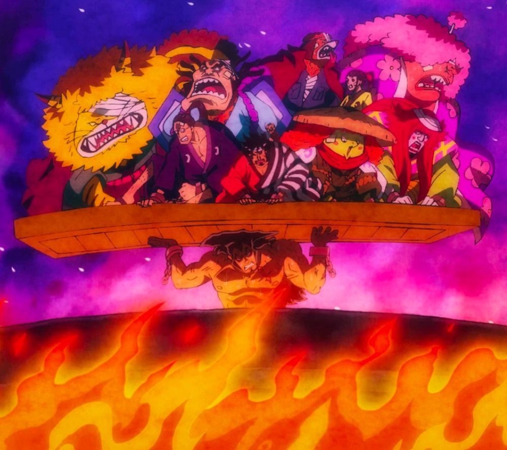 Oden carried Lakaien im Topf