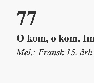 O kom, o kom, Immanuel