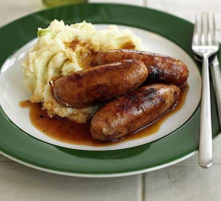 Bangeers and mash