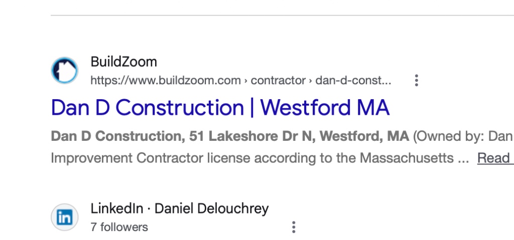 Dan D Construction