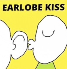 earlobe kiss