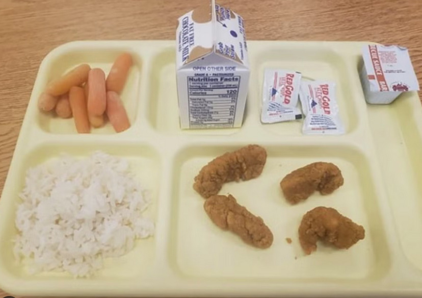 school cafeteria lunch