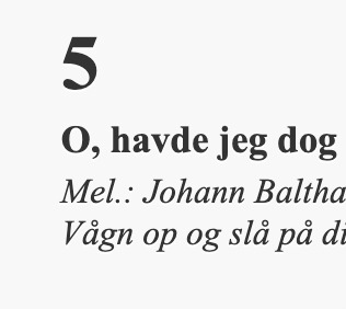O, havde jeg dog tusind