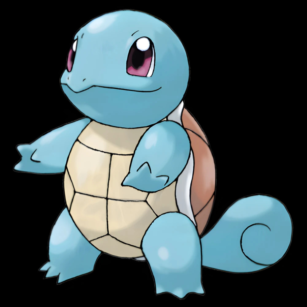 Squirtle - Red/Blue (Gen 1)