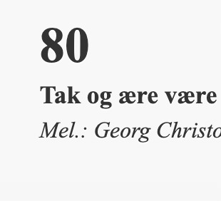 Tak og ære