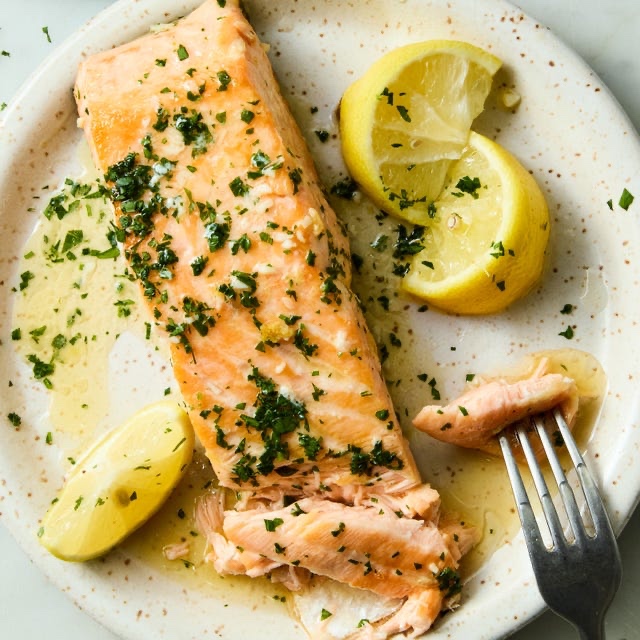 Lemon-Brown Butter Salmon