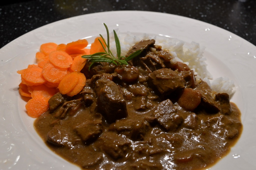Köttgryta med ris