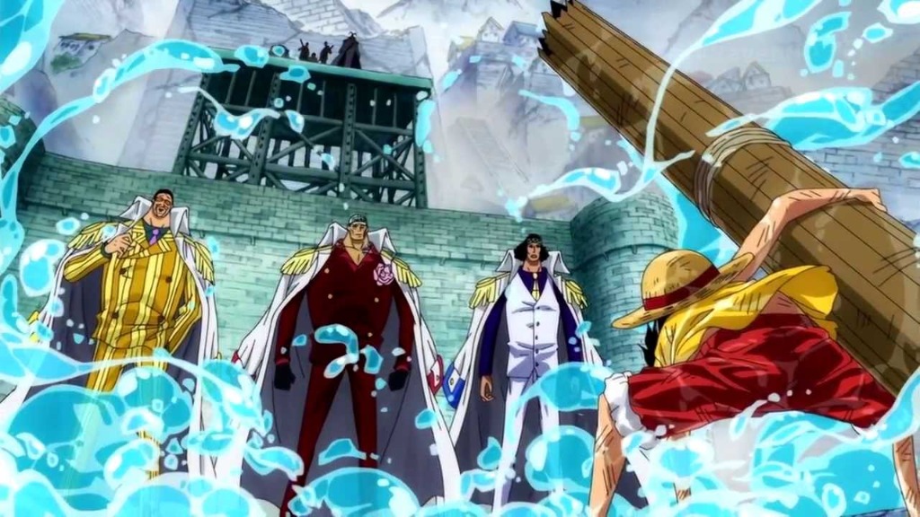 Ruffy v 3 Admiräle
