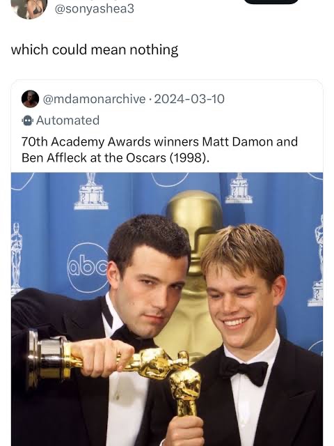 Which Could Mean Nothing